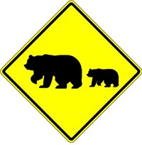 SW59 (California) 24&quot;x24&quot; Migrating Bears 