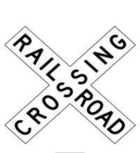 R15-1 48&quot;X9&quot; Railroad Crossing (crossbuck)