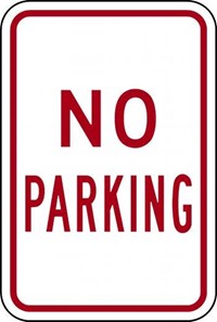  R8-3 12&quot;x18&quot; No Parking