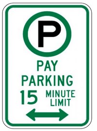    R7-21a 12&quot;x18&quot; Pay Parking 