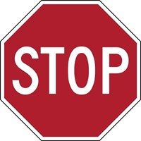 R1-1 36&quot;x36&quot; Stop Sign