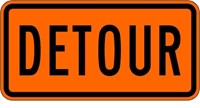 M4-8 24&quot;x12&quot;  Detour Route Auxiliary