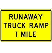 W7-4 78&quot;x48&quot;  Runaway Truck Ramp (advance)