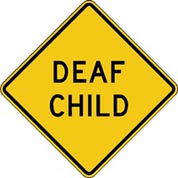  W15-17 24&quot;X24&quot; Deaf Child 
