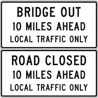 R11 Series Signs - Road Closed