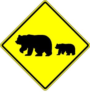 SW59 (California) 30"x30" Migrating Bears 