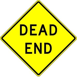 W14-1 24"x24"  Dead End