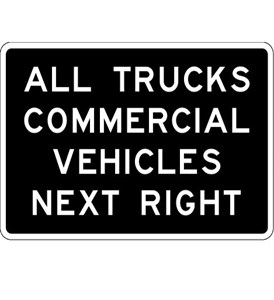 R13-1 72"x48" All Trucks Commercial Vehicles Right