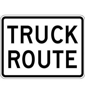 R14-1 24"X18" Truck Route
