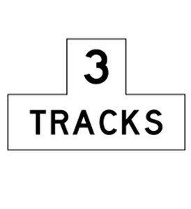 R15-2 27"X18" Number of Tracks