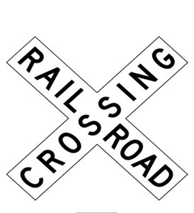 R15-1 48"X9" Railroad Crossing (crossbuck)
