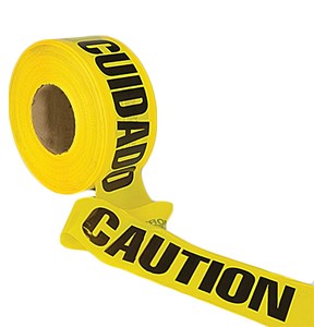 3"x1000' Caution/Cuidado Tape 