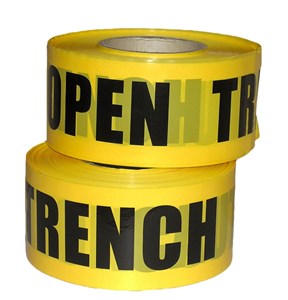 3"x1000' Caution Open Trench Tape 