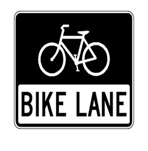 R3-17 30"x24" Bike Lane 