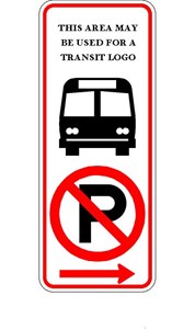   R7-107A 12"X24" No Parking Bus Stop  (SYMBOLS)