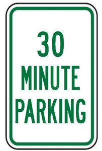 R7-113-116 12"X18" Time Limit Parking 