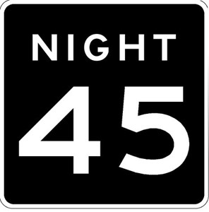 R2-3 36"X36" Night Speed Limit 