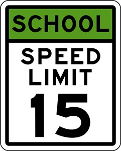 S5-1a 24"x30" School Speed Limit