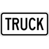  M4-4 24"x12" Truck Route Auxiliary