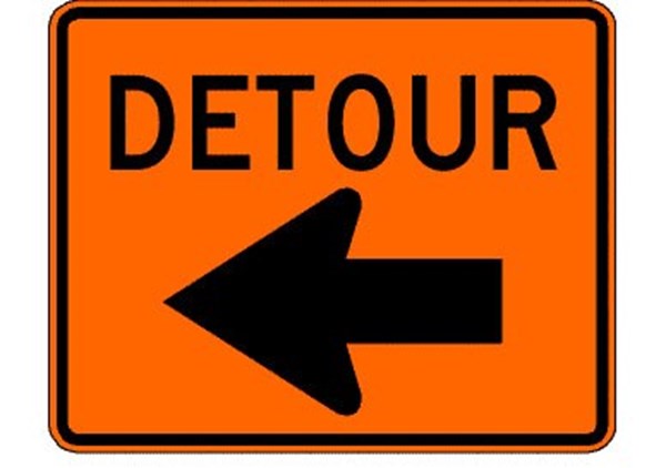 Traffic Signs & Safety - M4-9 30"X24" Detour