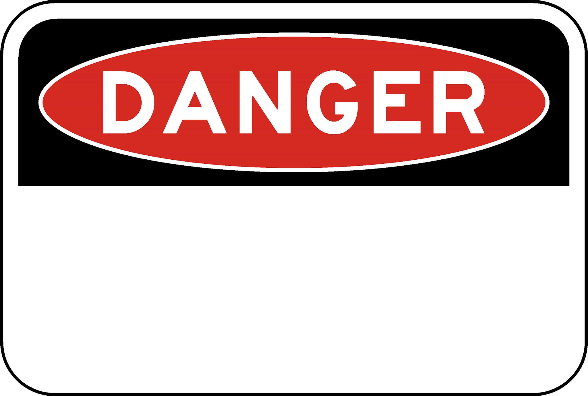 Report All Injuries At Once Danger Sign 10" x 14" OSHA Safety Sign 