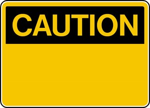 2-OSHA  Caution Sign