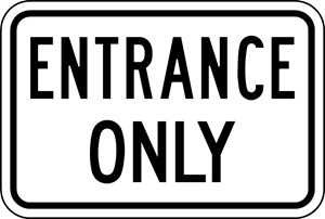 IN-14 18"X12" Entrance Only