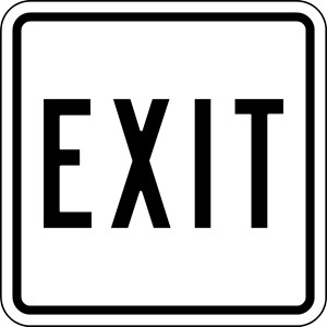 IN-15 18"x18" Exit 