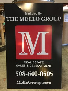 24"x36"Real Estate Sign - eg.      Mello Group 