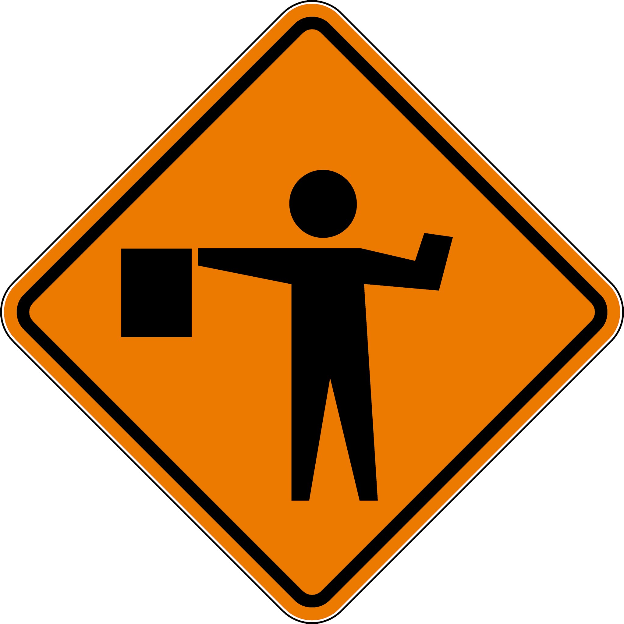 Traffic Signs & Safety - W20-7a 36