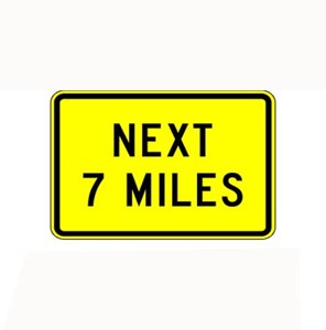 W7-3a 24"x18" Next (distance) Miles