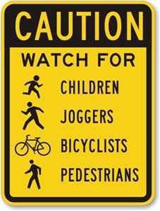   W15-3 18"x24" Caution Children Crossing 
