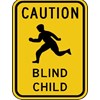   W15-7 18"x18" Blind Child 