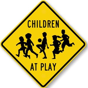W15-23 24"X24" Children at Play 